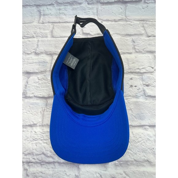 Eddie Bauer Runner Hat Cap One Size Adjustable Strap Black Blue Polyester - Picture 5 of 7